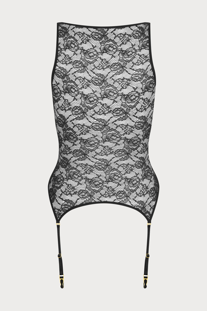 Flashback Lace Tank Top with Suspenders
