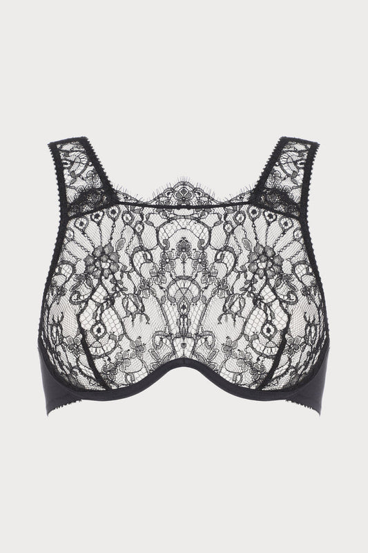 French Connection Black Lace Fashion Bra (B & C cup sizes)