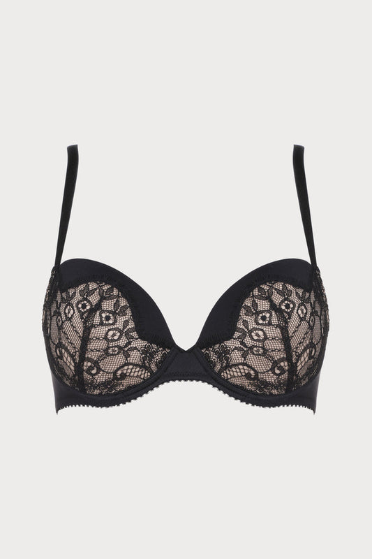French Connection Padded Bra in Black