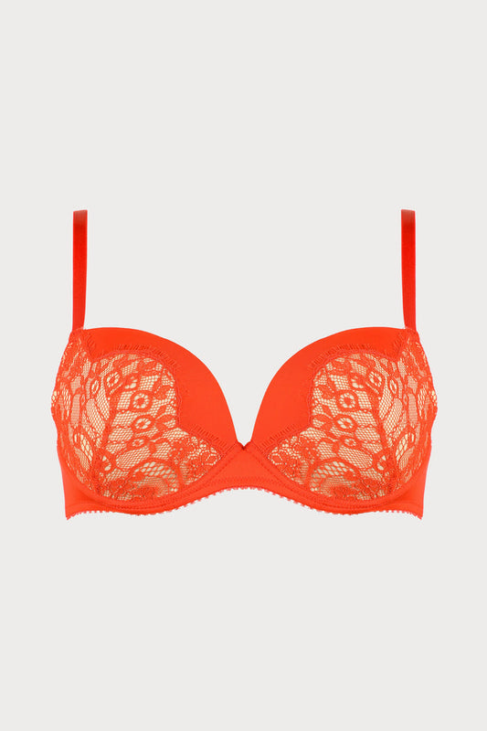 French Connection Padded Bra in Bright Red (B-C sizing)