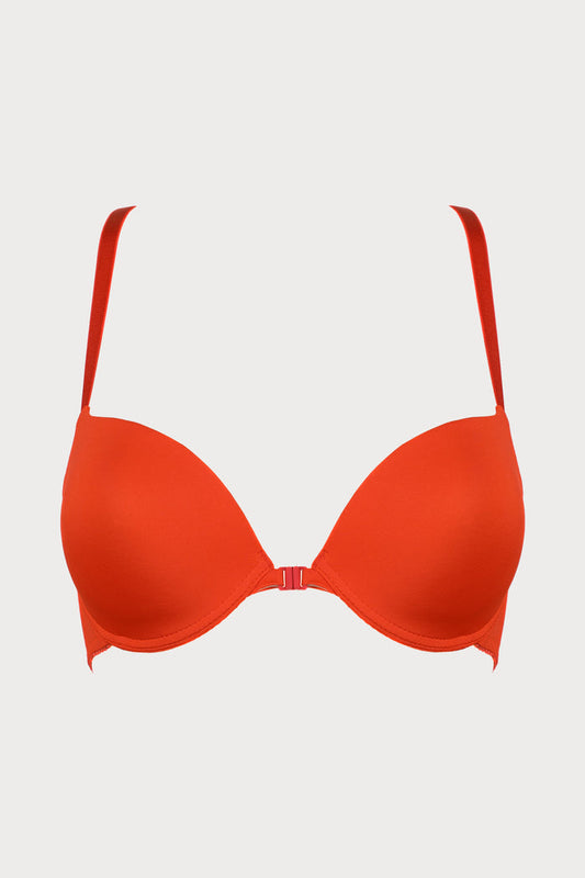 French Connection Push Up Bra in Bright Red (B & C cup sizes)
