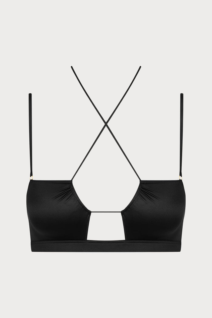 French Kiss Black Bralette