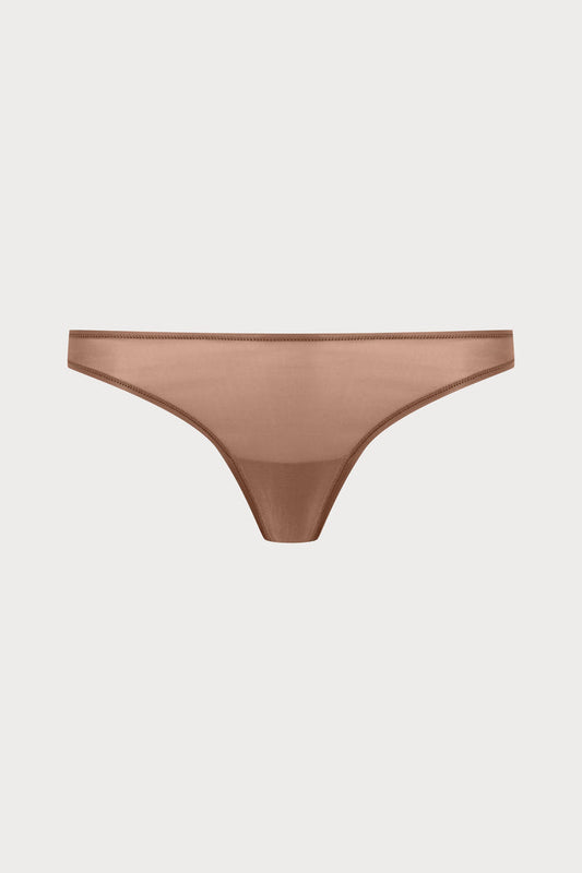 French Kiss Light Mocha High Leg Tanga