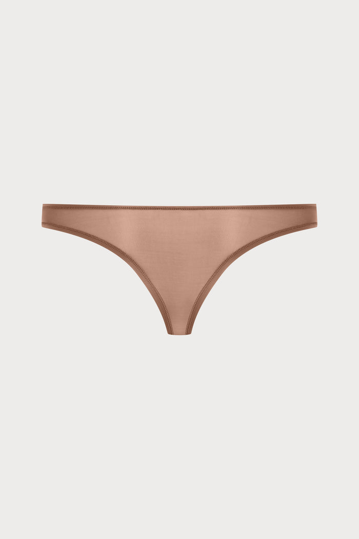 French Kiss Light Mocha High Leg Tanga