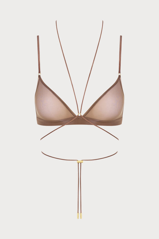French Kiss Light Mocha Triangle Bra