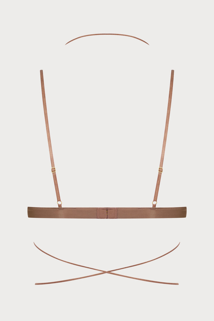 French Kiss Light Mocha Triangle Bra