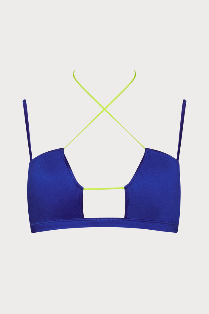 Maison Close Glow Blue Bralette Bikini Top