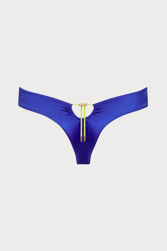 Maison Close Glow Blue Tanga Bikini Bottom