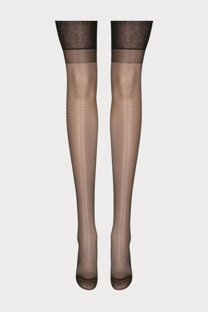 Atelier Amour Insoutenable Légèreté Nylon Stockings 10 Denier Black