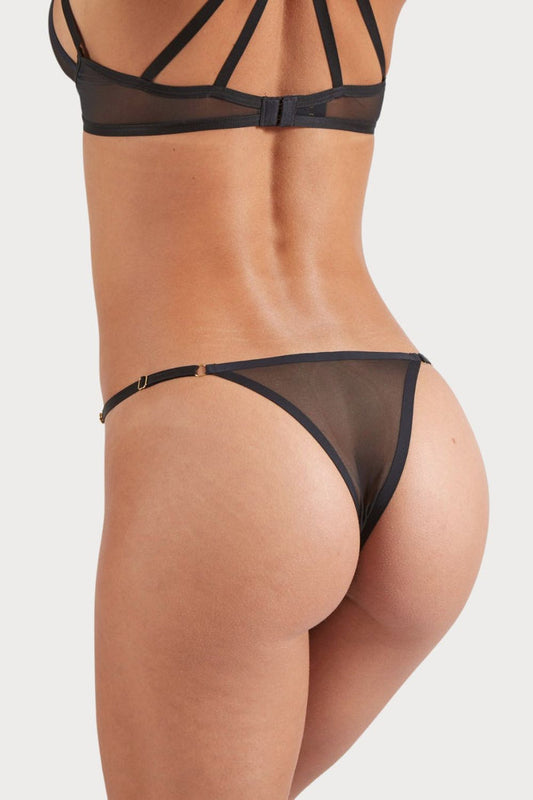 Atelier Amour Insoutenable Légèreté Tanga Black