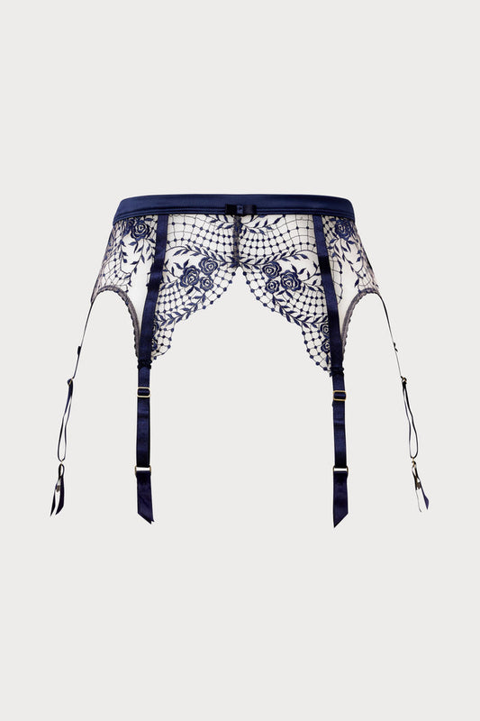 Julies Roses Suspender, Size XS (UK 8)
