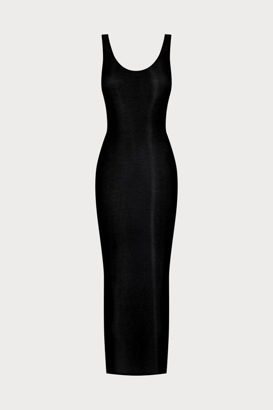 La Femme Amazone Long Dress Black