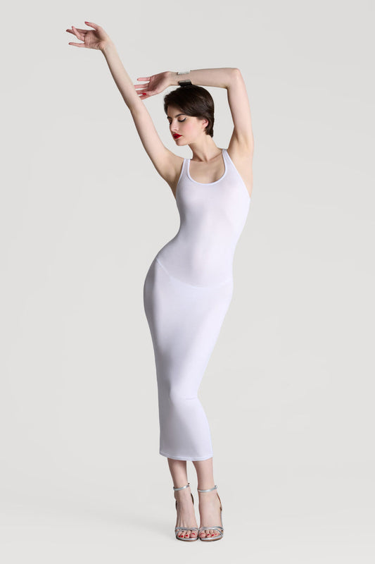 Maison Close La Femme Amazone Long Dress White