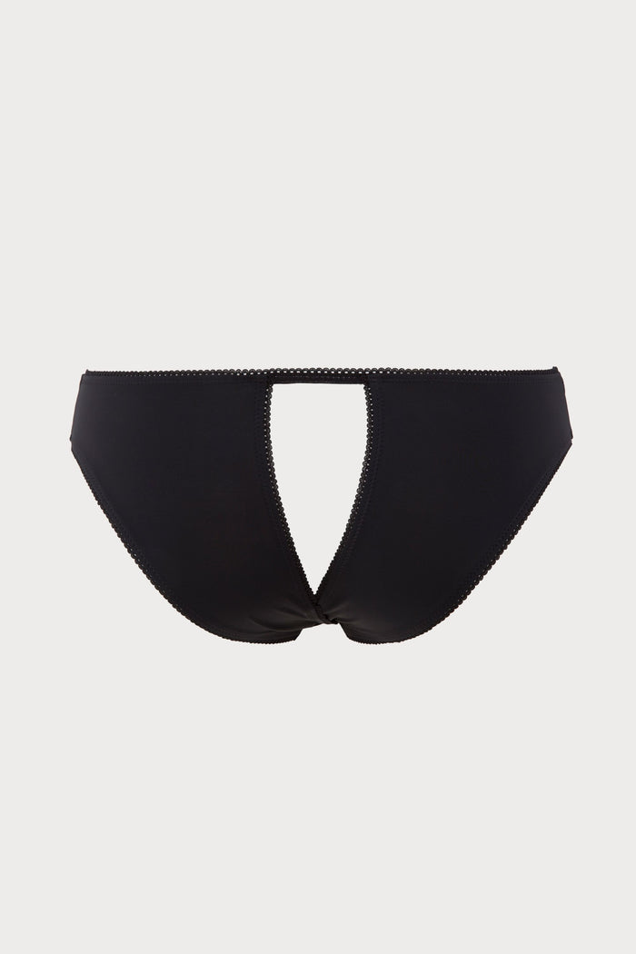 Maison Close Le Petit Secret Open Brief Black