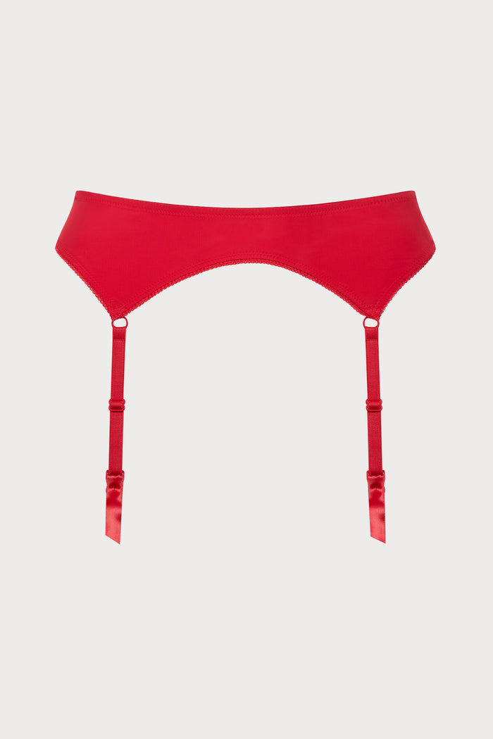 Maison Close Le Petit Secret Suspender Belt Red