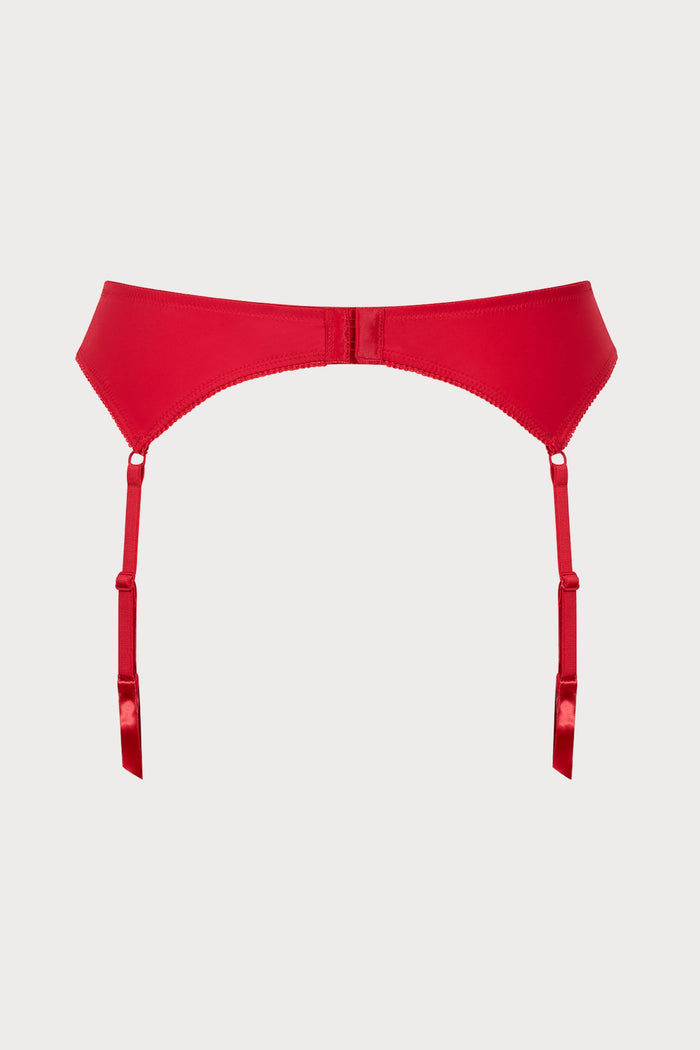 Maison Close Le Petit Secret Suspender Belt Red
