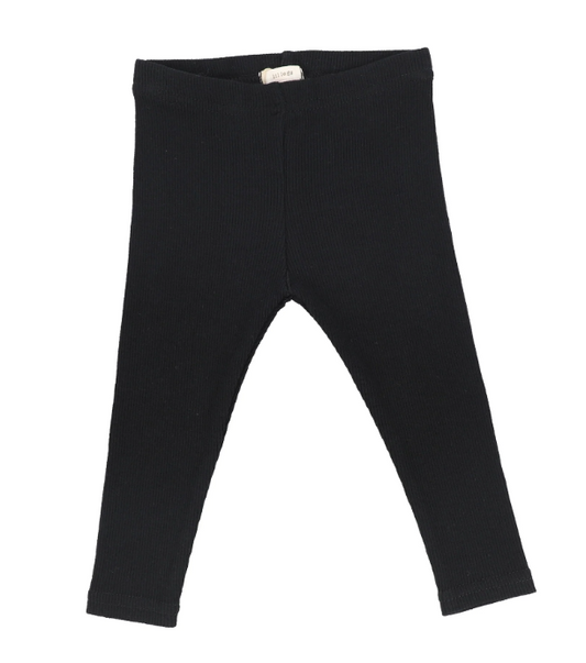 leggings ribbed - navy