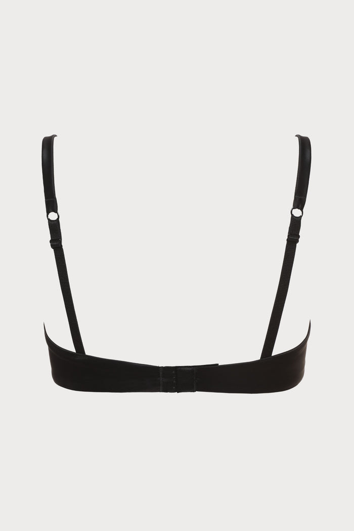 Les Nuits Folles Bandeau Bra in Black, Size UK 36B