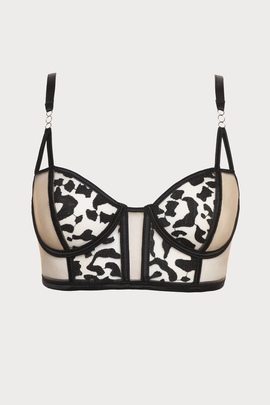 Les Nuits Folles Bustier in Black