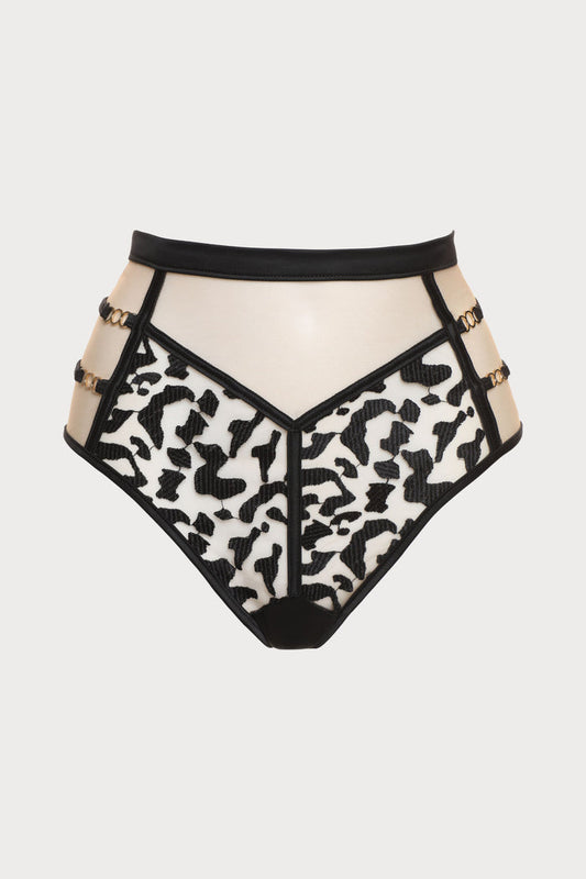 Les Nuits Folles High Waist Brazilian in Black