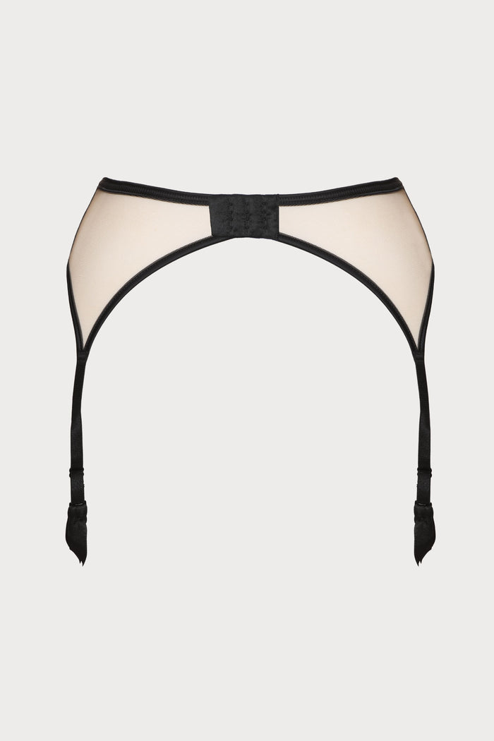 Les Nuits Folles Suspender Belt in Black