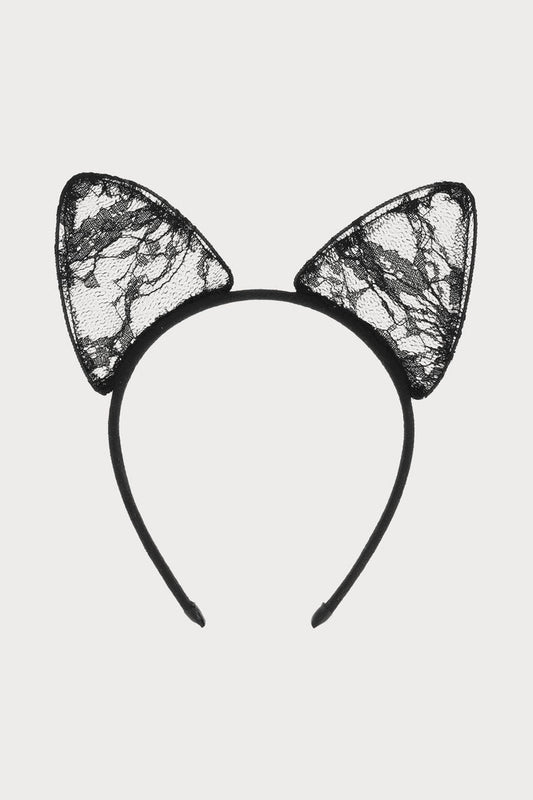 Maison Close Les Romantiques Lace Cat Head Band - Naughty Knickers