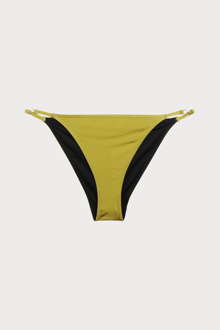 Icone Limoncello Bikini Bottom in Olive Green