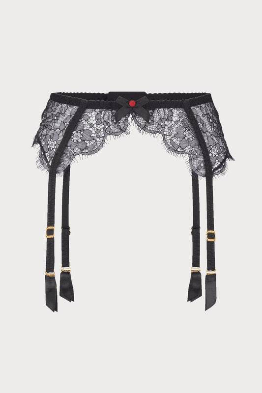 Agent Provocateur Lorna Lace Suspender Belt Black