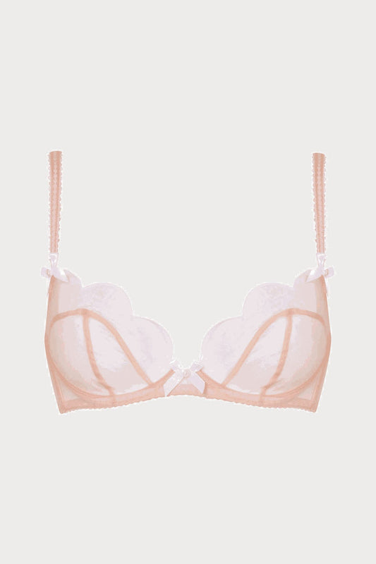 Agent Provocateur Lorna Plunge Underwired Bra Sand