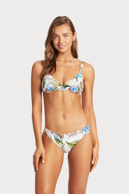 Lost Paradise Cross Front Triangle Bikini Top