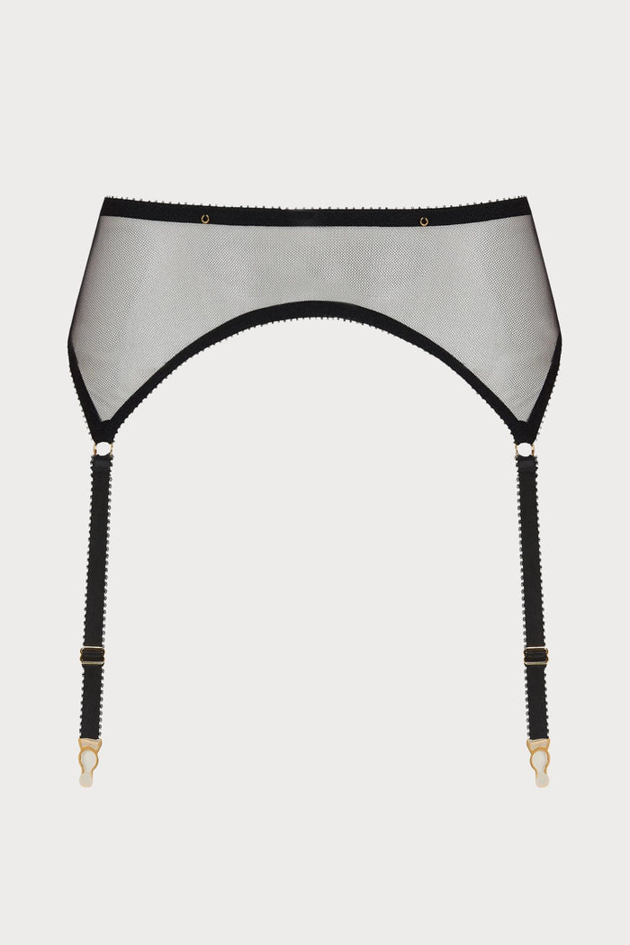 Edge o' Beyond Marinette Black Suspender Belt