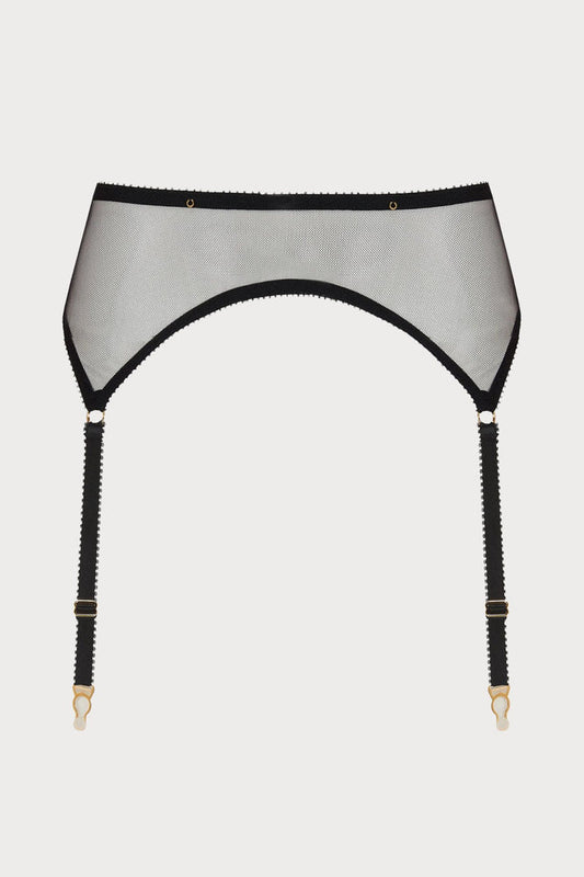 Edge o' Beyond Marinette Black Suspender Belt