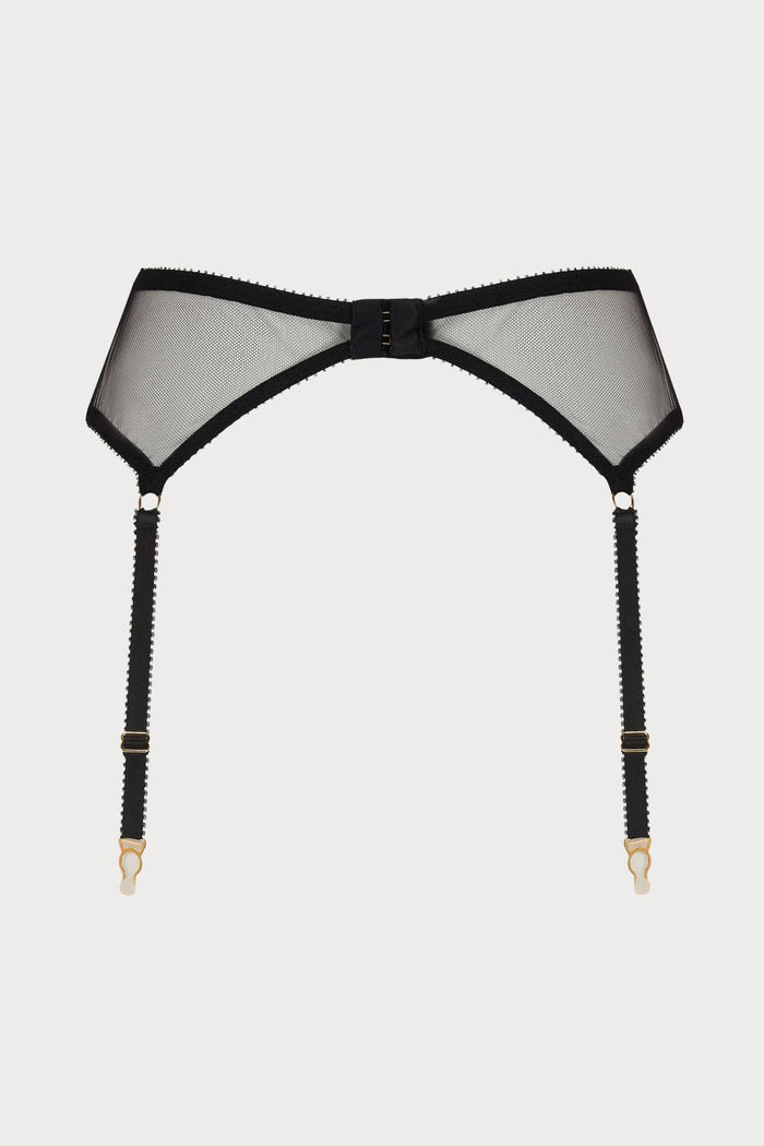 Edge o' Beyond Marinette Black Suspender Belt
