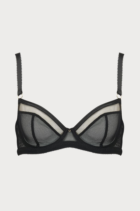 Edge o' Beyond Marinette Black Underwired Bra