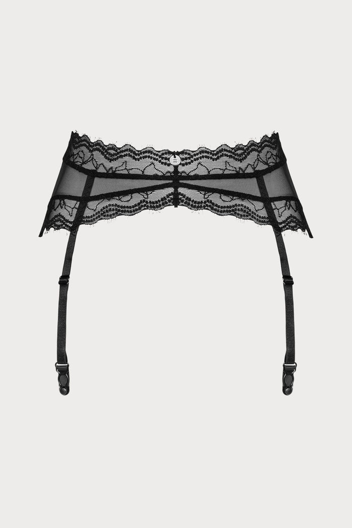 Obsessive Medilla Suspender Belt Black