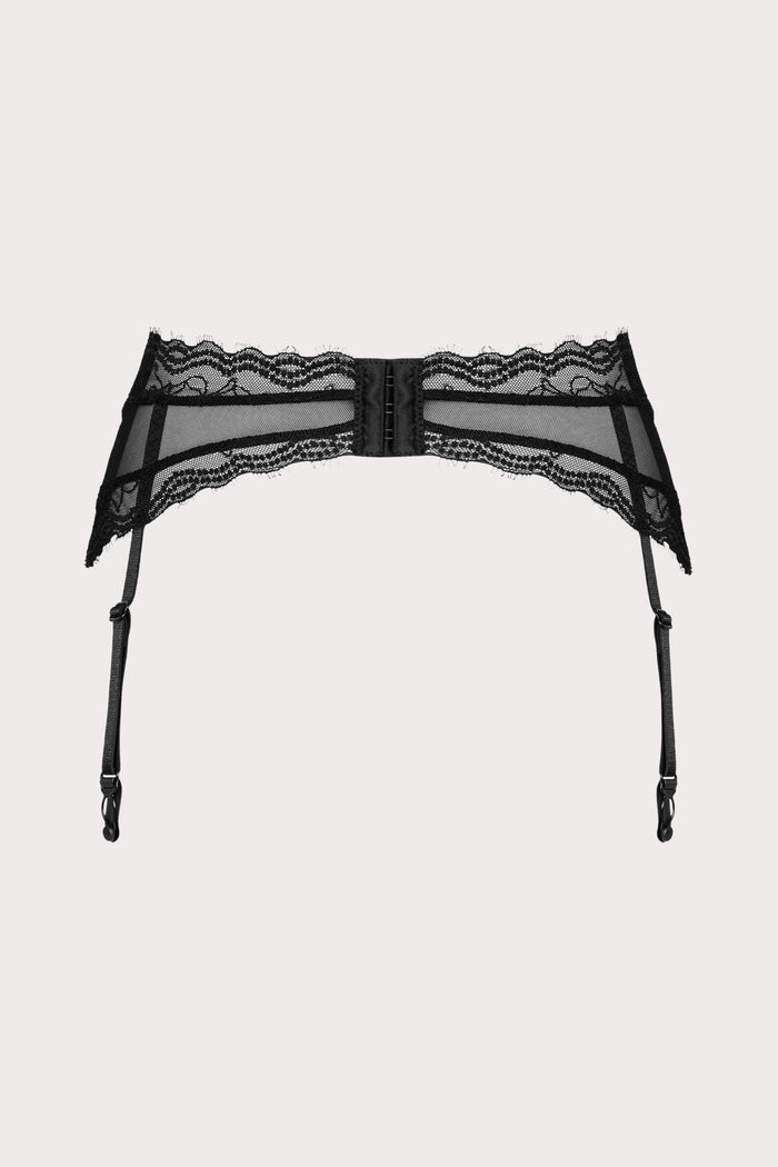 Obsessive Medilla Suspender Belt Black