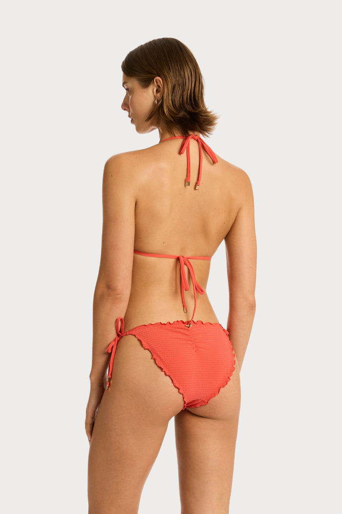 Messina Tie Side Bikini Bottom in Flame