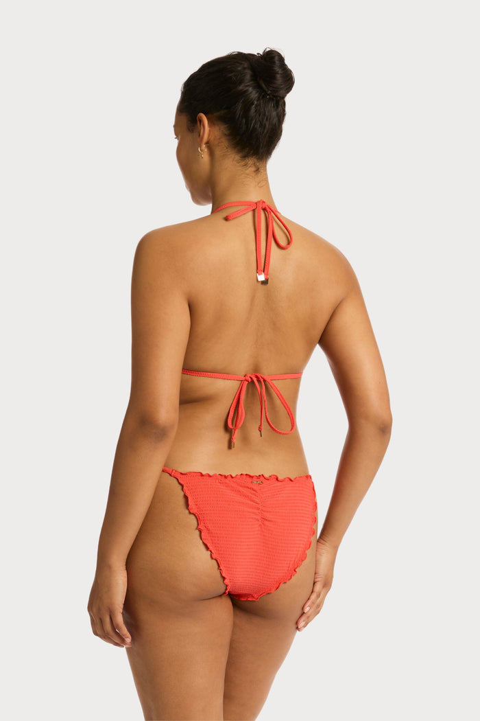 Messina Tie Side Bikini Bottom in Flame