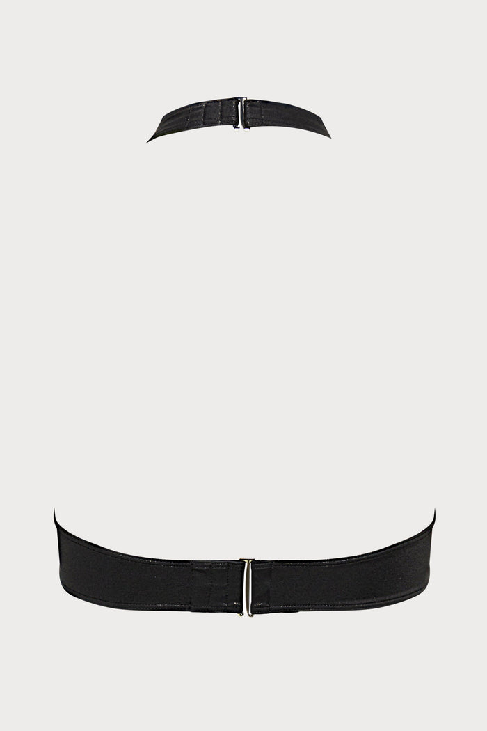 Maison Close Minuit Black Underwired Bikini Top
