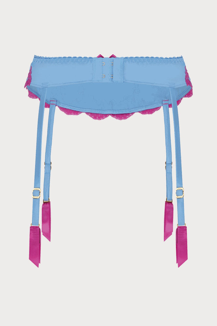 Agent Provocateur Molly Suspender Blue/Pink