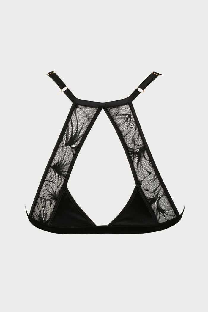Nuit à Broadway Front-Fastening Triangle Bra, Size L