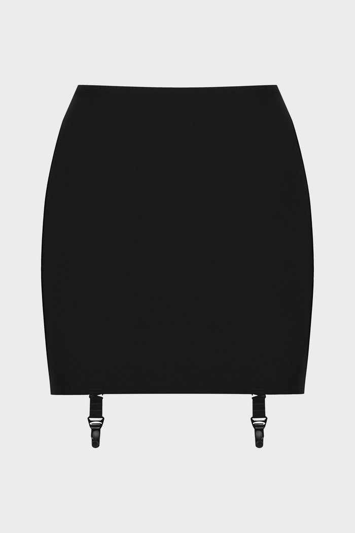 Nuit Infinie Suspender Skirt by Maison Close - back