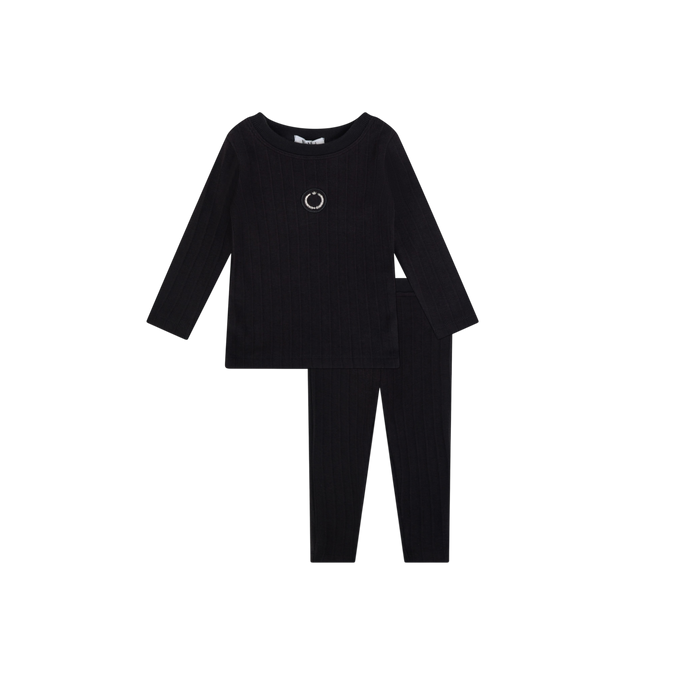 pajamas emblem patch - black/white