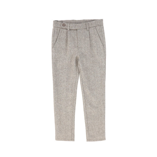 pants herringbone - brown