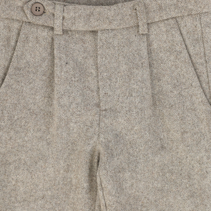 pants herringbone - brown