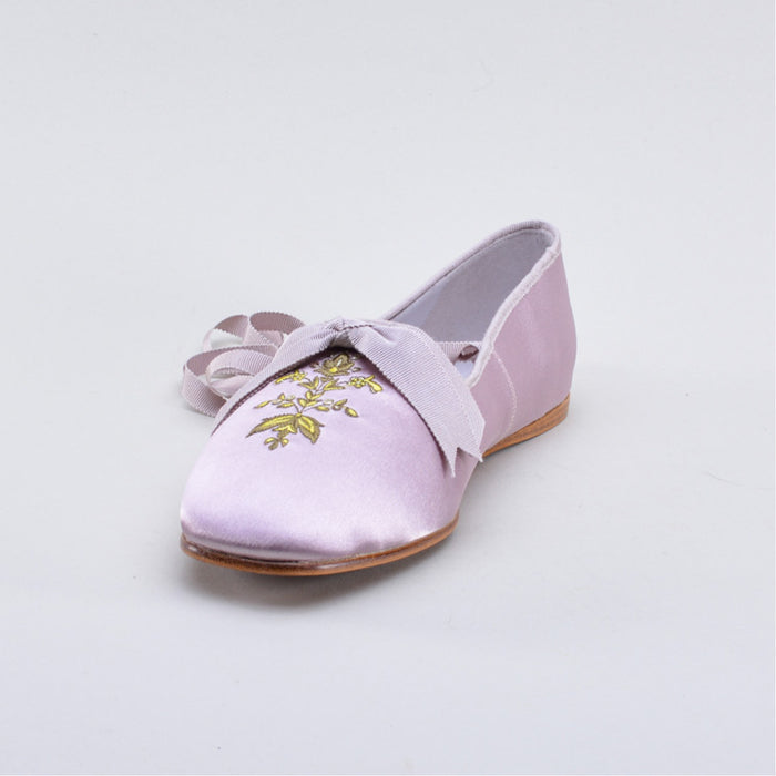 Penelope Regency Slippers (Light Purple)