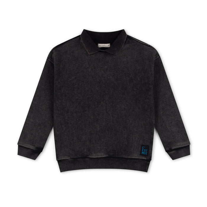polo l/s cest moi - onyx