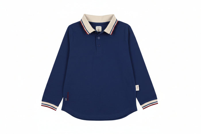 polo l/s limited capsule - bellwether blue