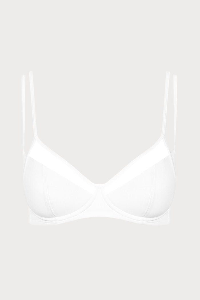 Pure Tentation Push Up Bra White, Size UK 36D