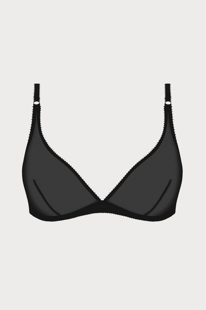 Lise Charmel Révélation Beauté Wireless Triangle Bra Black